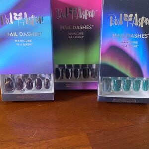 Nail Dashes, 3 sets. Brand new in boxes.